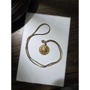 Vintage 12KT GF Sagittarius Pendant Necklace 20.5" McMahon & Stoll Zodiac